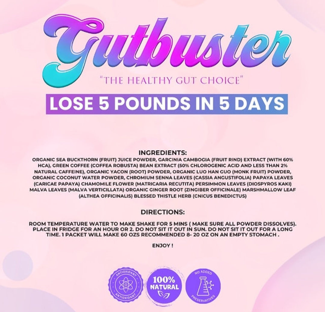 IB Gut Buster 1 Week Supply