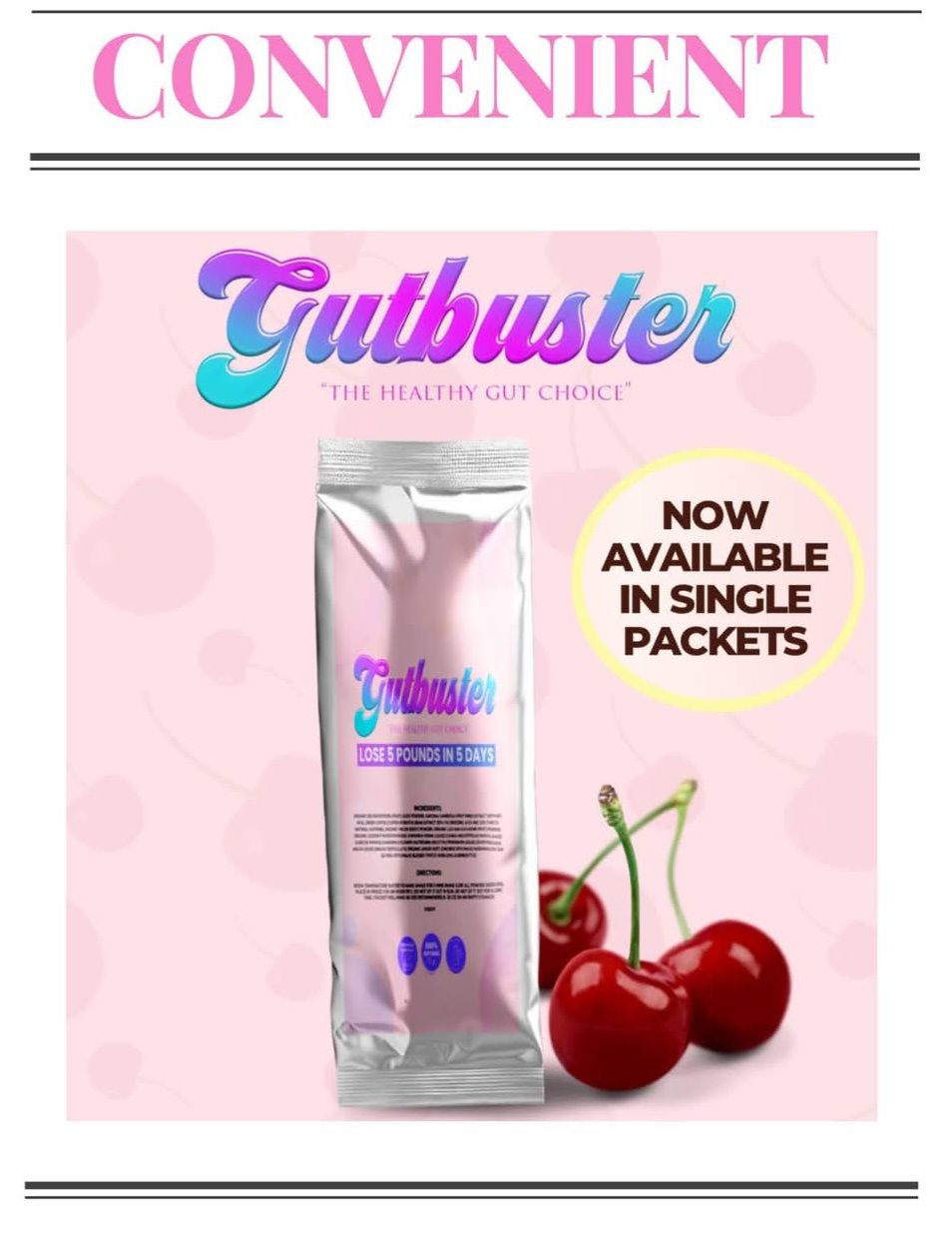 IB Gut Buster Single Packages 3-day