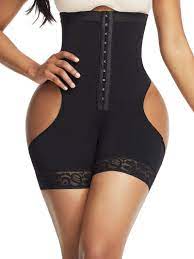 IB High Waist Open Butt Shapewear Shorts Compression